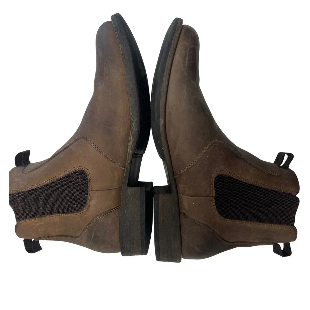 Eastland Daily Double Brown Leather Chelsea Boot Men's 13D
